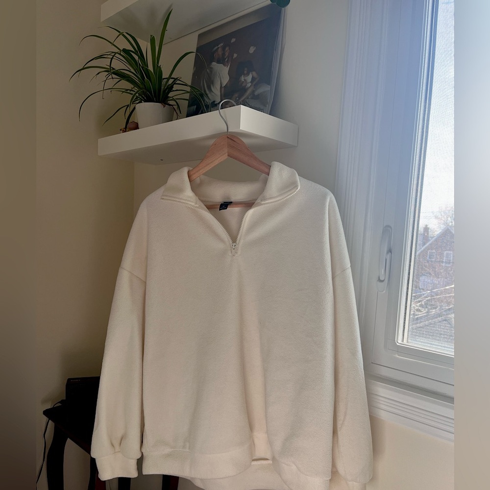 Half-Zip Fleece Sweater
